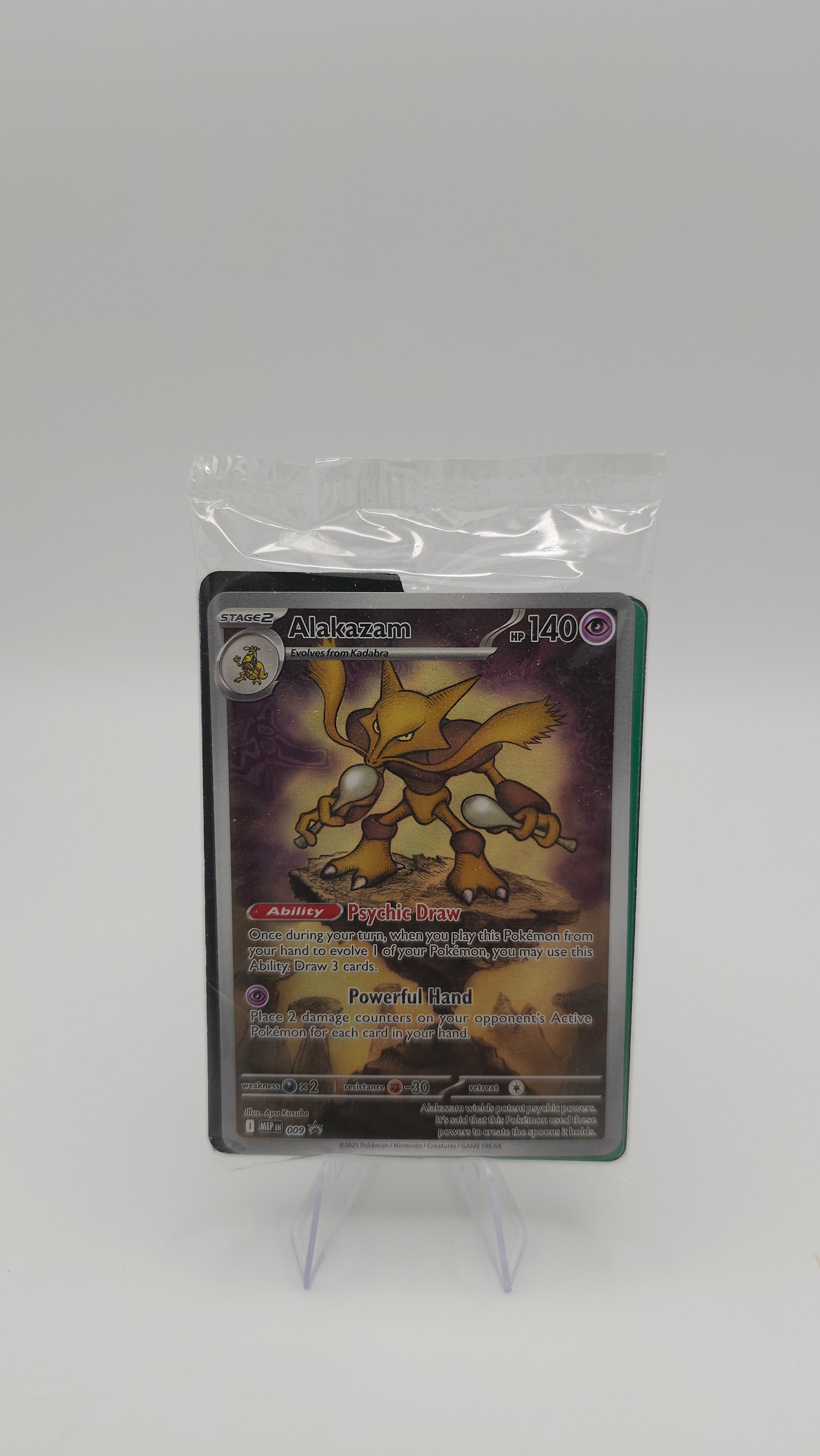 SEALED Alakazam Mega Evolutions PROMO