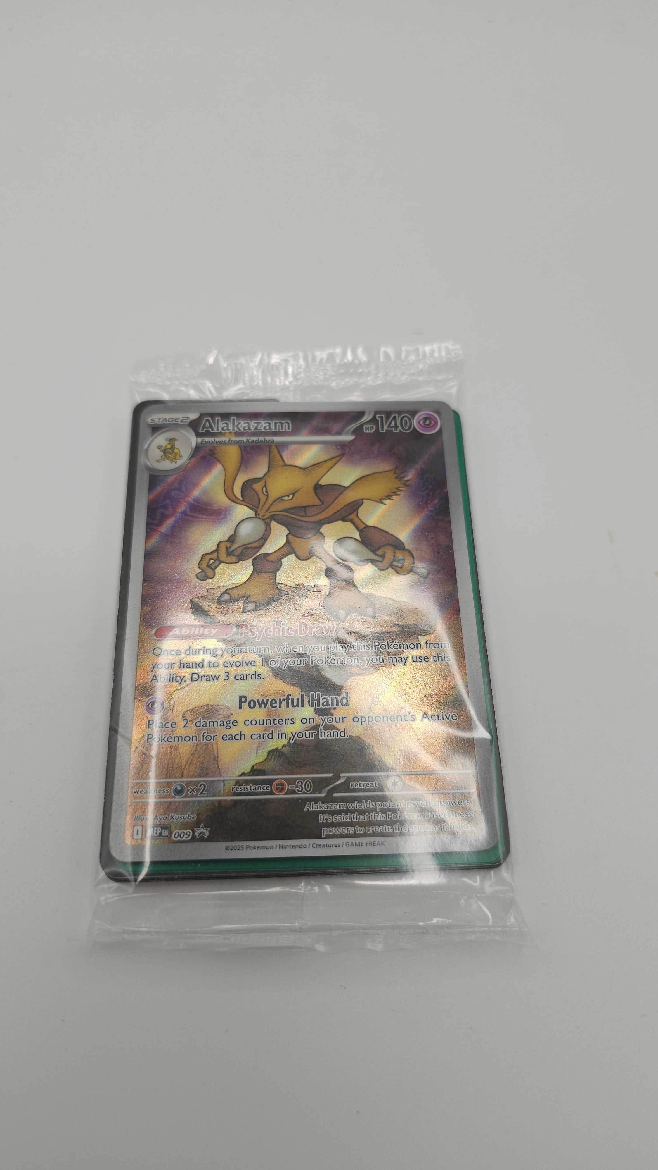 SEALED Alakazam Mega Evolutions PROMO